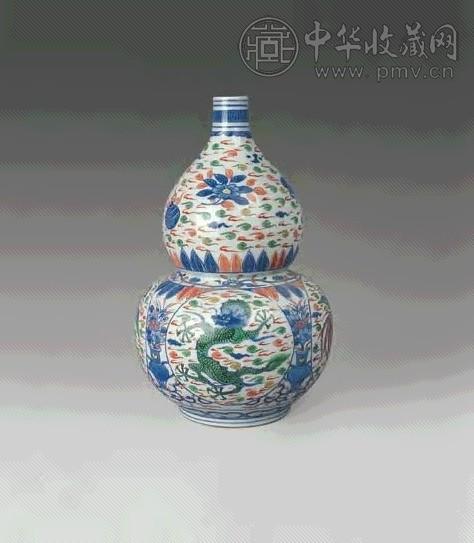 二十世纪日本 五彩葫芦瓶