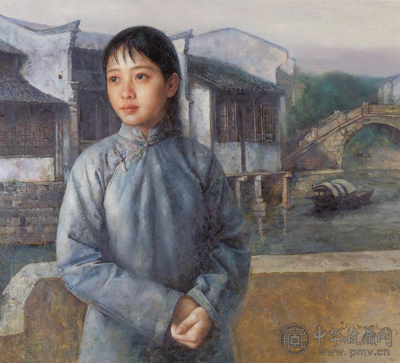 袁正阳 1996年 早春 布面 油画