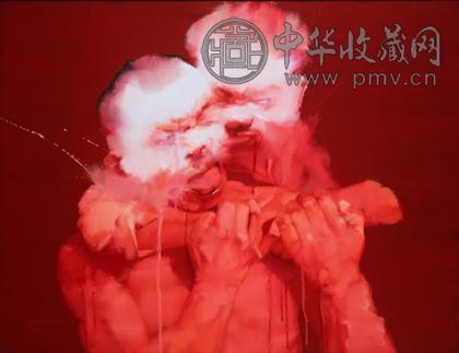 杨少彬 2002年作 无题 油画画布镜框