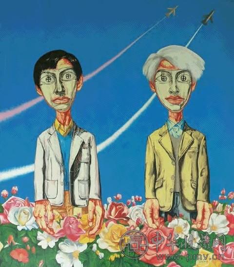 曾凡志 2000年 飞了 布面