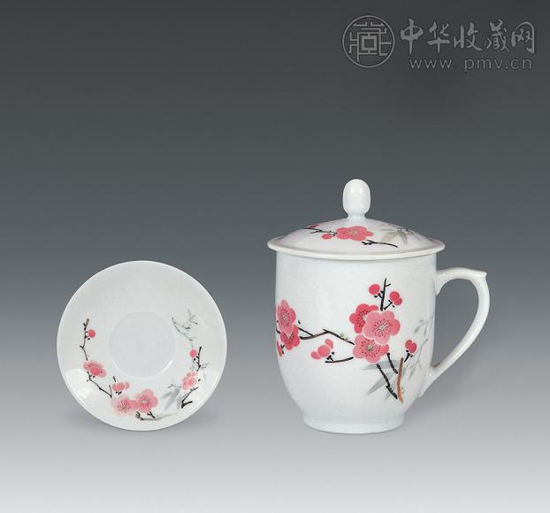 “7501”毛泽东主席专用瓷茶杯和茶杯托