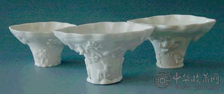 十八世纪 德化德化酒杯 三件