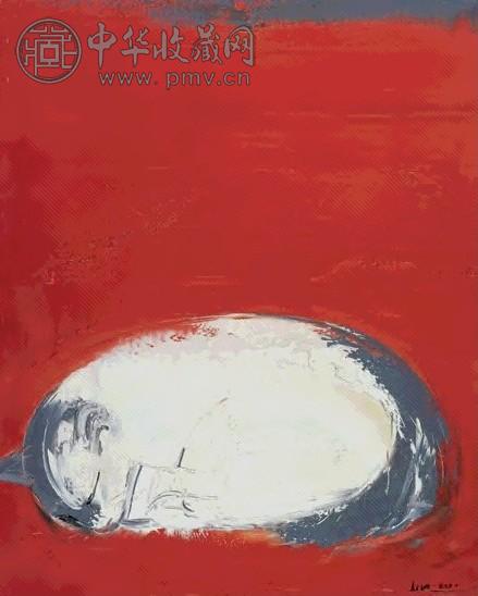 刘辉 2003年 夜长梦多 布面油画