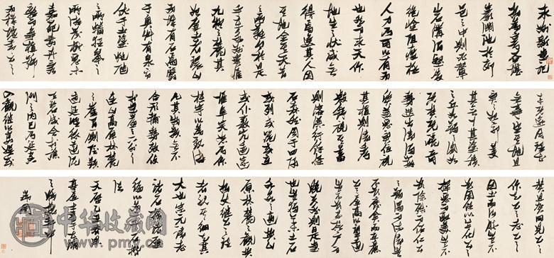 张瑞图 乙丑(1625年) 行书 手卷 纸本