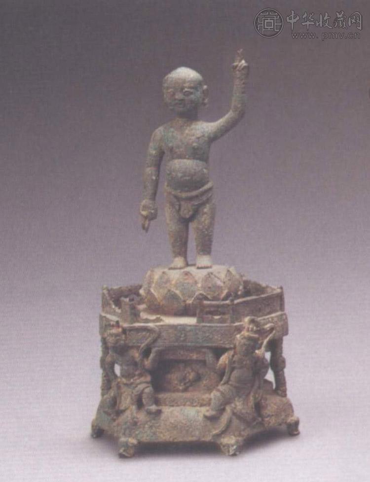 明 青铜雕释迦牟尼幼时立像