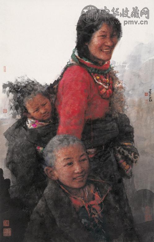 南海岩 2006年作 熔金岁月 镜心 设色纸本