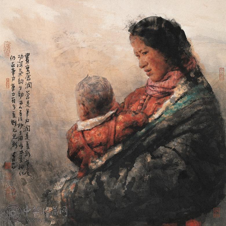 南海岩 2004年作 悟境 镜心 设色纸本