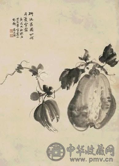 蒋廷锡 1730年作 虞山野趣图 立轴 水墨纸本