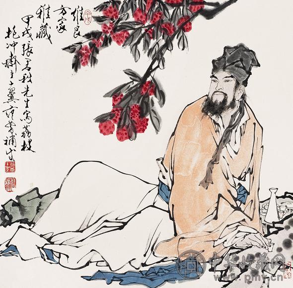 范曾 张君秋 1994年作 人物 镜心 设色纸本