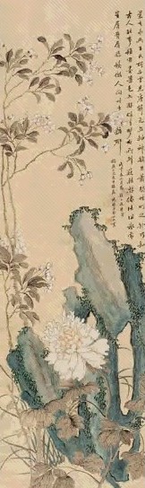 费丹旭 戊申(1848年) 花卉 镜心 纸本设色