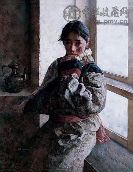 艾轩 2005年作 二月的午后 布面油画