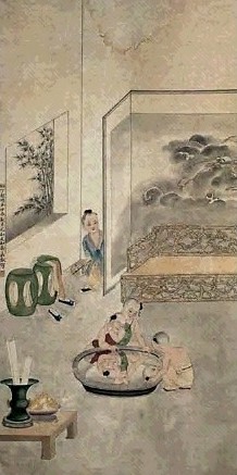 吴友如 婴戏 镜心 设色纸本