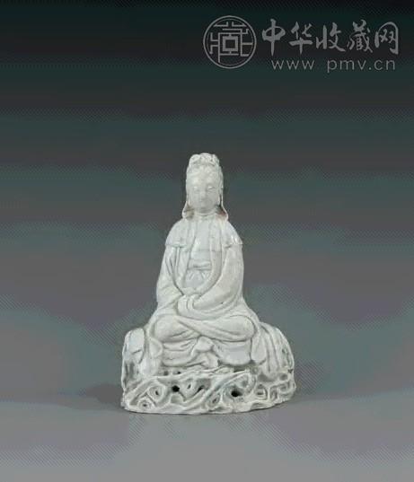 清初 德化白釉观音像