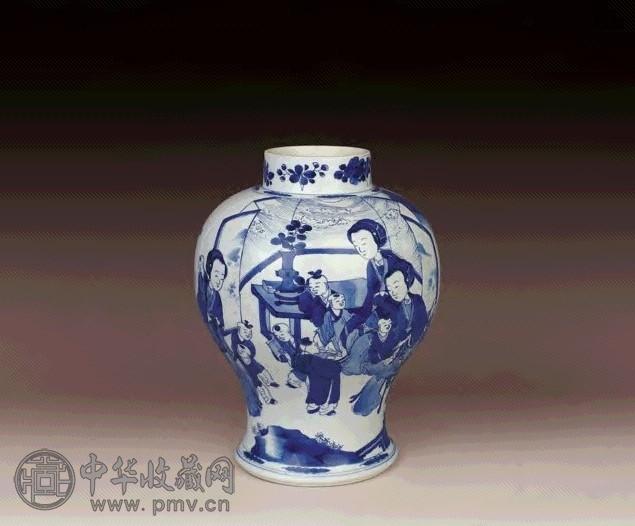 清康熙青花四妃十六子将军罐收藏资讯|艺术家|书画家|书画名人|书法家