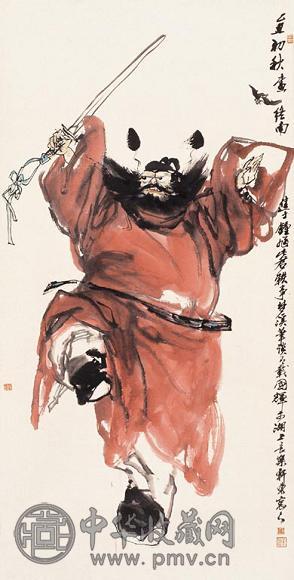 刘国辉 钟馗 立轴