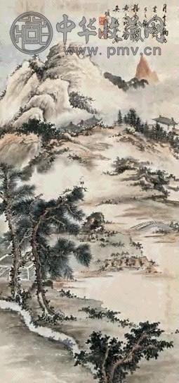 徐邦达 山水 立轴 设色纸本