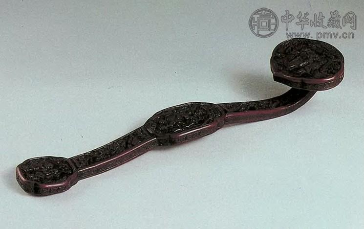 木雕戏剧人物整枝如意