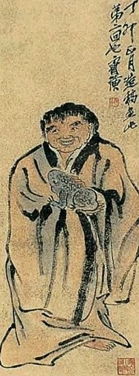 齐白石 刘海 轴