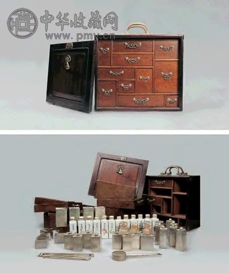 清 红木药箱