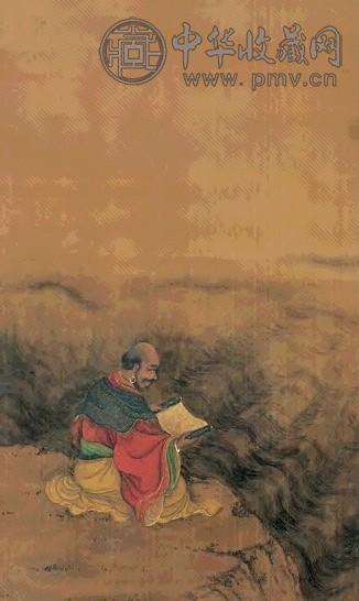 开光图 立轴 设色绢本