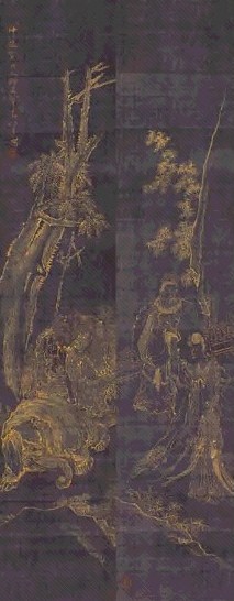 任薰 人物 四屏