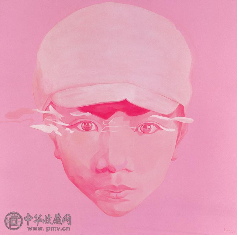 蔡明 人物 布面 油画