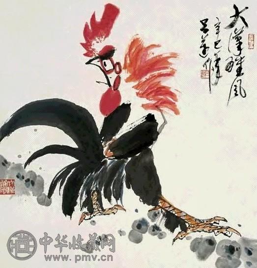 吕迈 大汉雄风 镜心 设色纸本