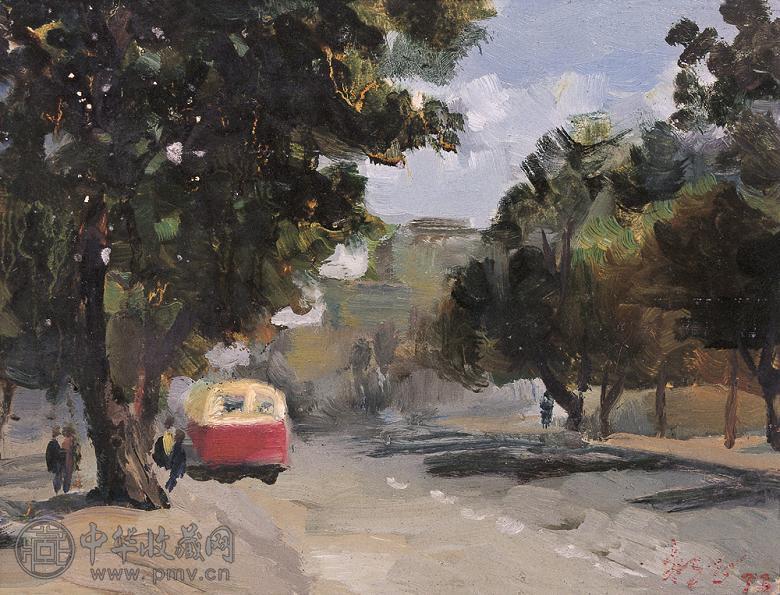 朱乃正 无题 纸本 油画