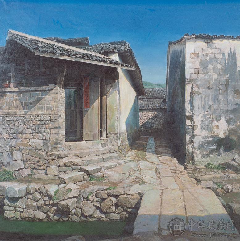 应世明 1999年作 晴朗的天 布面 油画