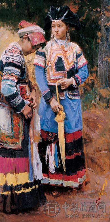 何红舟 2000年 花样年华 布面 油画