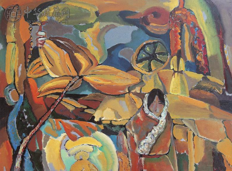 金宇 2005年作 西部记忆之一 布面 油彩