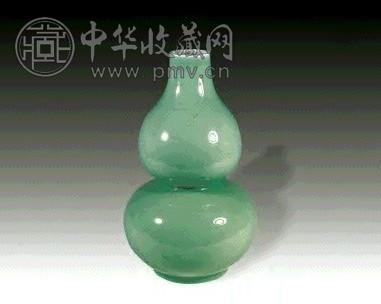 清光绪 豆青釉葫芦瓶