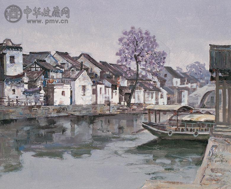 翁凯旋 2004年作 暮 布面 油画