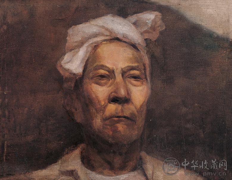 庄严 人物 布面 油画