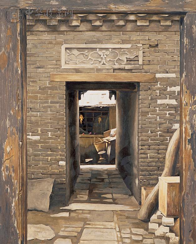 鲍振 1989年作 布面 油画