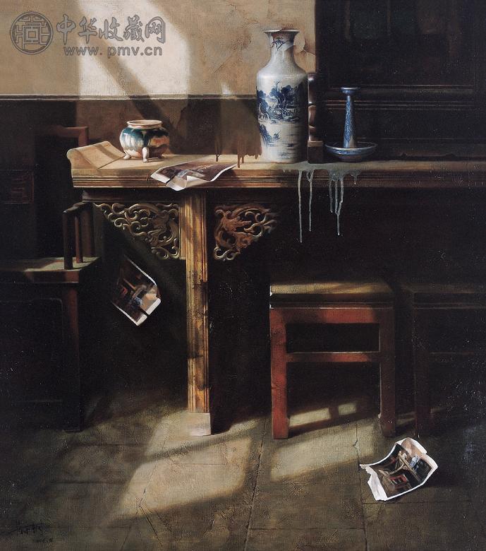 陈守钢 无题 布面 油画