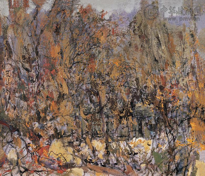 洪凌 秋韵 油画 画布