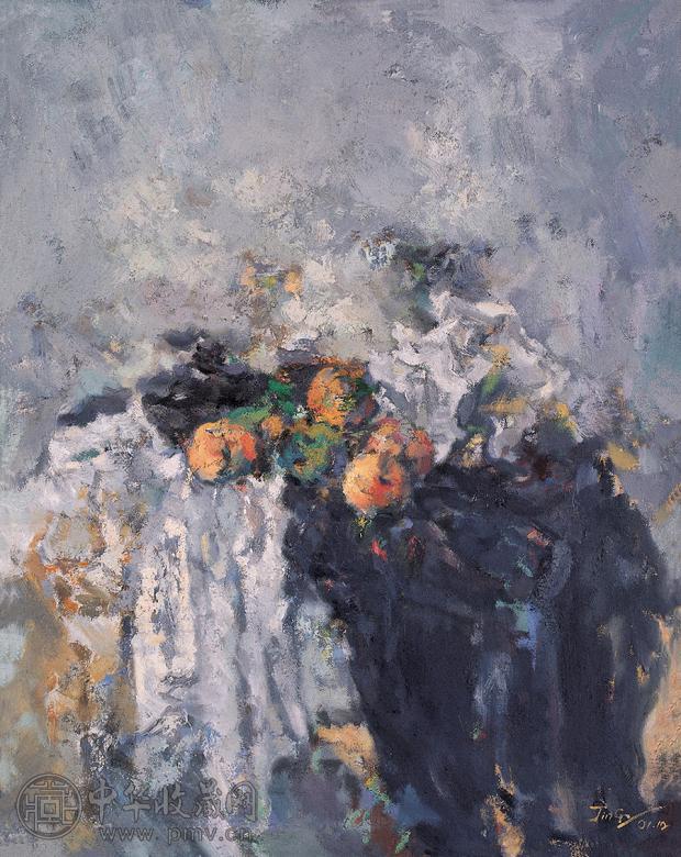 井士辉 静物 布面 油画