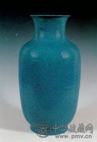 清乾隆 炉均釉灯笼瓶