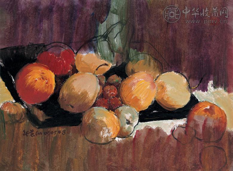 张晨初 2005年 静物050548 纸本 丙稀