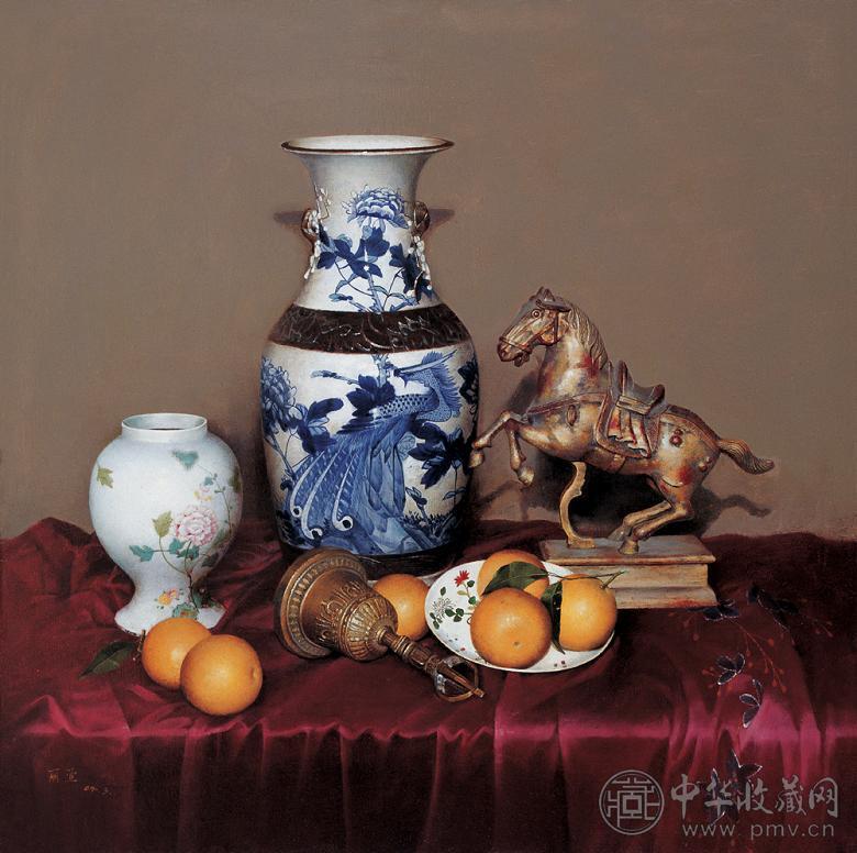 周丽萱 橙 布面 油画