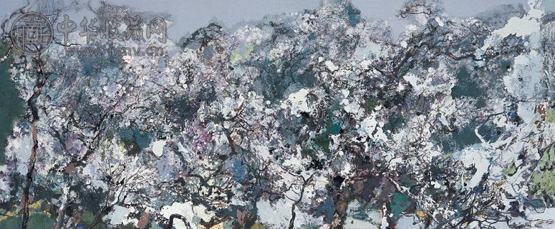 洪凌 2005年作 情系万山 油彩 布面