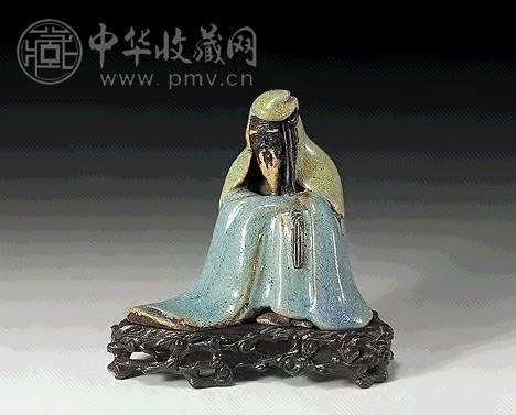 清 石湾窑老子像