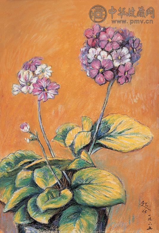 李超士 景物 纸本 粉画