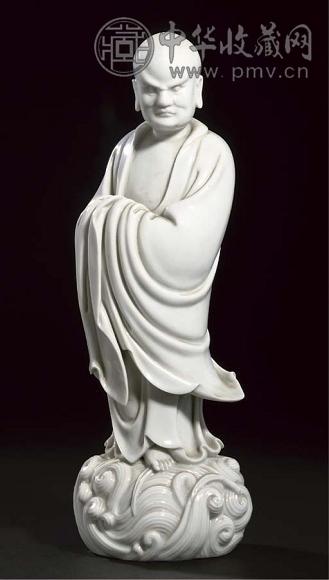 清德化窑白釉达摩