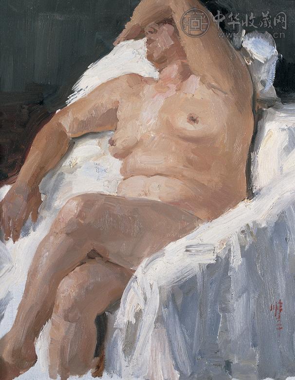 徐唯辛 人体 布面 油画