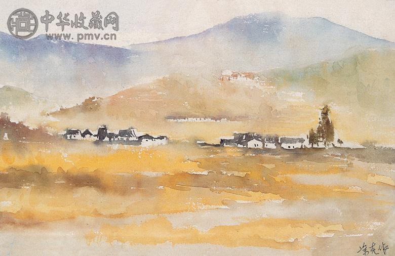 涂克风景 纸本水彩