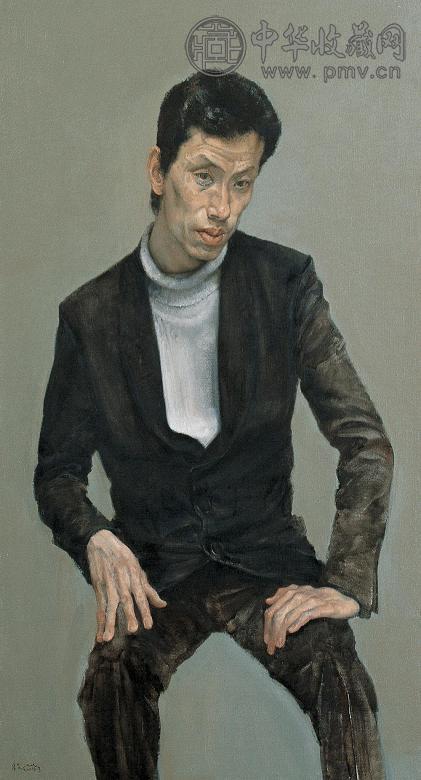 殷雄 2004年作 人物 布面 油画