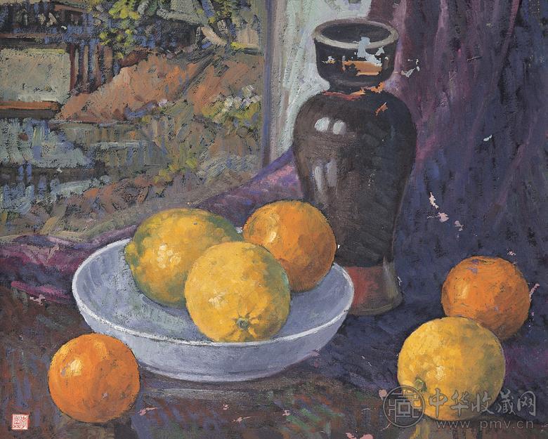 李泳森 景物 布面 油画