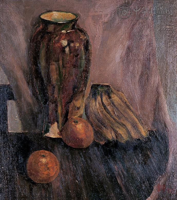 李前 1982年作 静物 油彩 布面